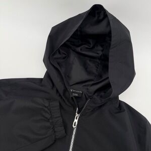 Spyder Black Womens Hooded Lightweight Jacket Full Zip‎ Medium Black